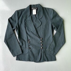 Women’s All that Jazz Green Blazer Classic Fit